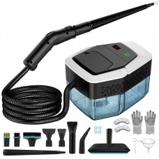 Handheld Steam Cleaner for Home & Car,High Pressure Steamer for Cleaning 3-Level,8s Heat-Up,1800ML Large Tank,Portable Steam Cleaner for Car Detailing- Clean Kitchen Grease, Grout, Wall, Tile, Floor, Carpet, Couch, Furniture,14 Accessories
